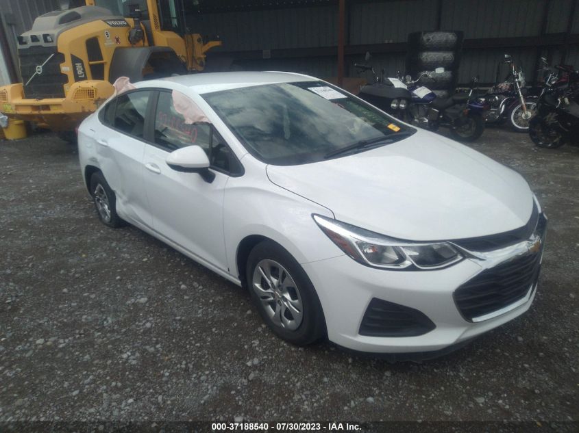 2019 CHEVROLET CRUZE - 1G1BJ5SM8K7104063
