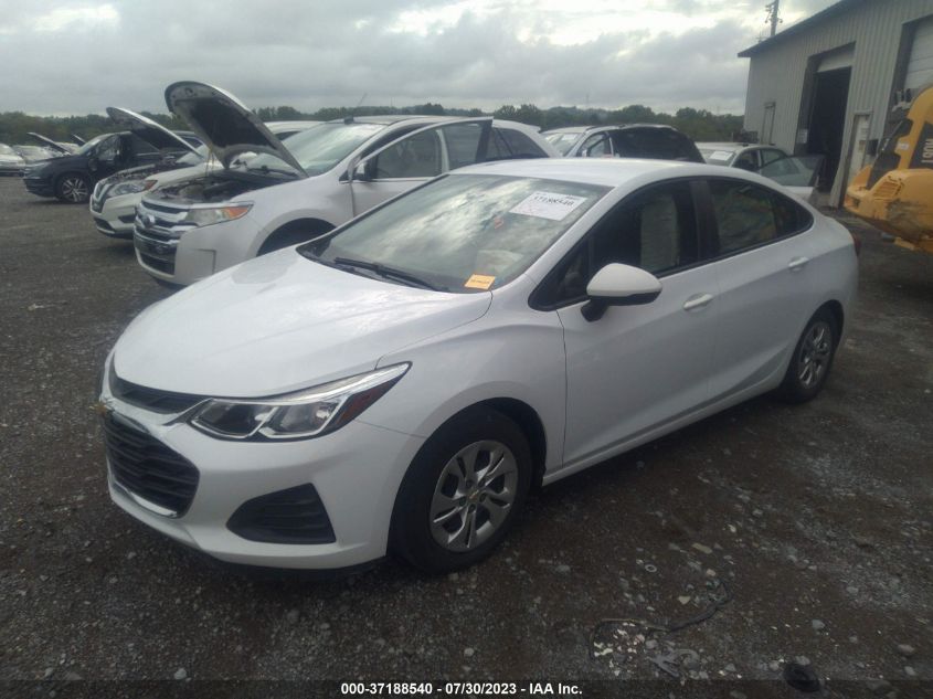 2019 CHEVROLET CRUZE - 1G1BJ5SM8K7104063