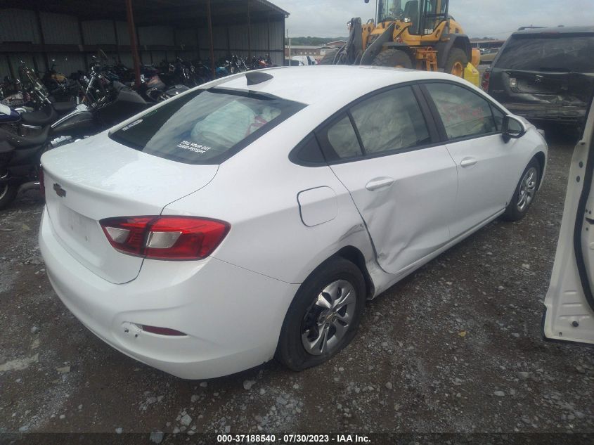 2019 CHEVROLET CRUZE - 1G1BJ5SM8K7104063