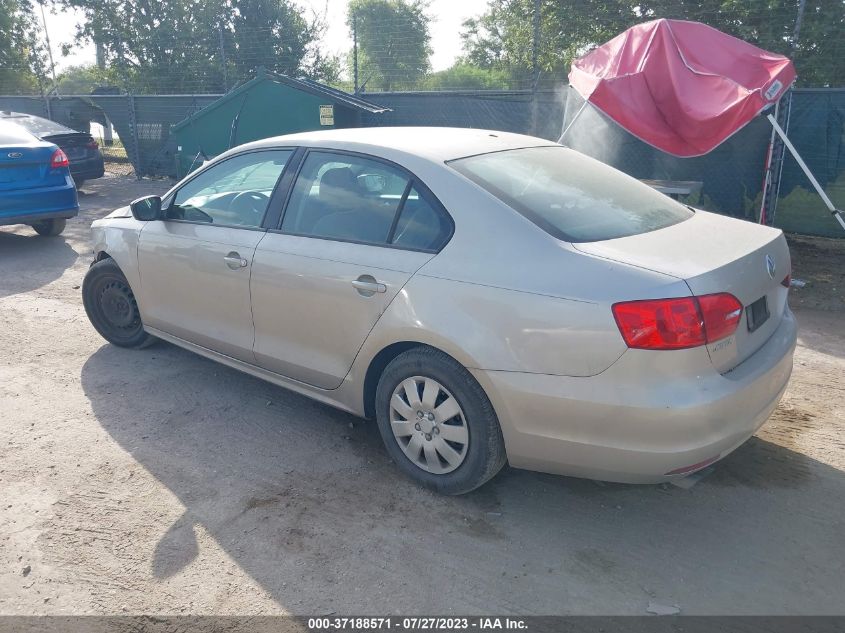2014 VOLKSWAGEN JETTA SEDAN S - 3VW1K7AJ6EM271113
