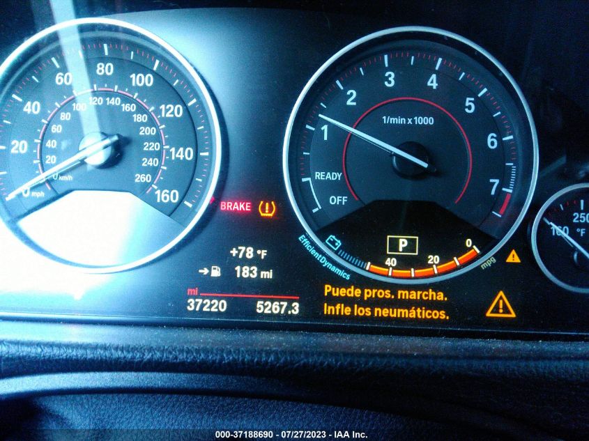 2016 BMW 3 SERIES 328I - WBA8E9G58GNT83819