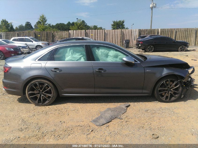 2018 AUDI S4 PREMIUM PLUS - WAUB4AF43JA060070