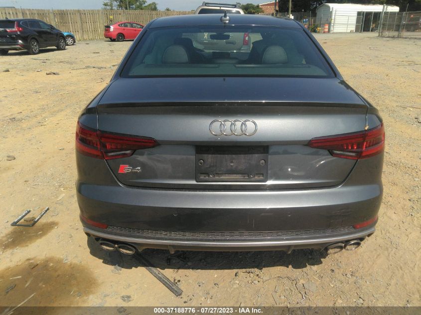 2018 AUDI S4 PREMIUM PLUS - WAUB4AF43JA060070
