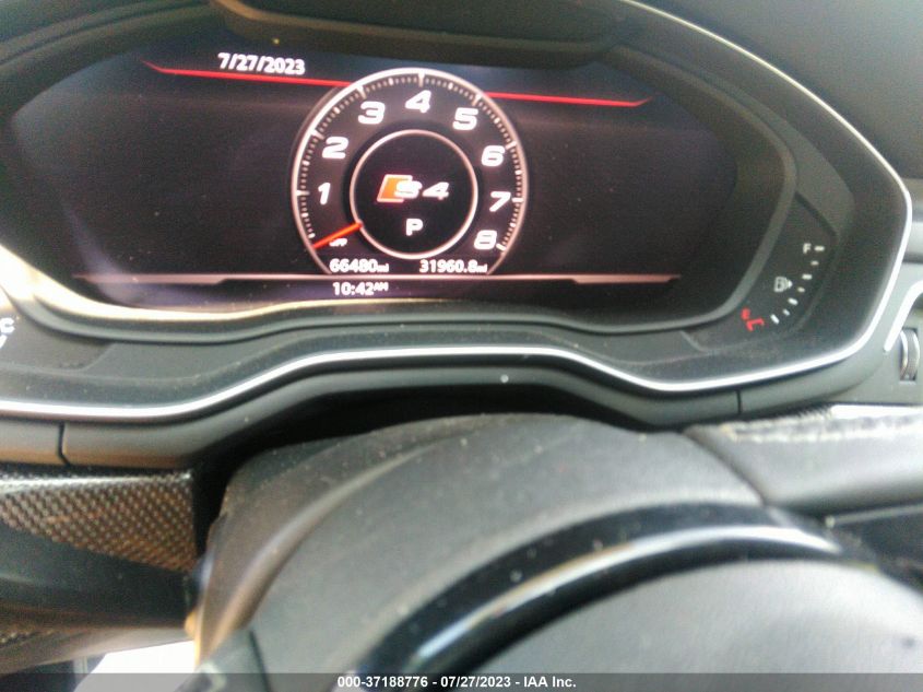 2018 AUDI S4 PREMIUM PLUS - WAUB4AF43JA060070