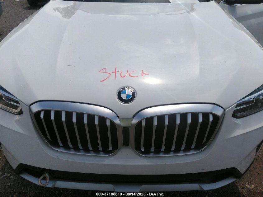 2022 BMW X3 XDRIVE30I - 5UX53DP01N9K85965