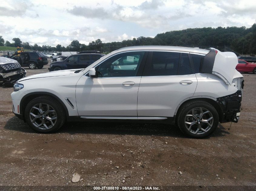 2022 BMW X3 XDRIVE30I - 5UX53DP01N9K85965