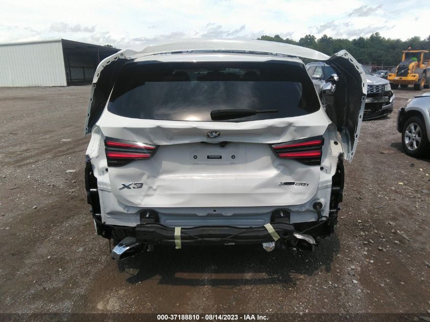 2022 BMW X3 XDRIVE30I - 5UX53DP01N9K85965