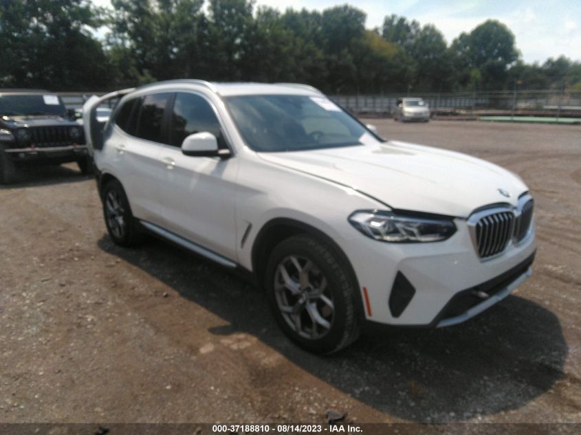 2022 BMW X3 XDRIVE30I - 5UX53DP01N9K85965