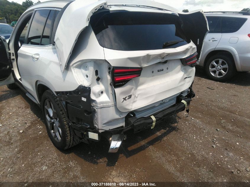 2022 BMW X3 XDRIVE30I - 5UX53DP01N9K85965