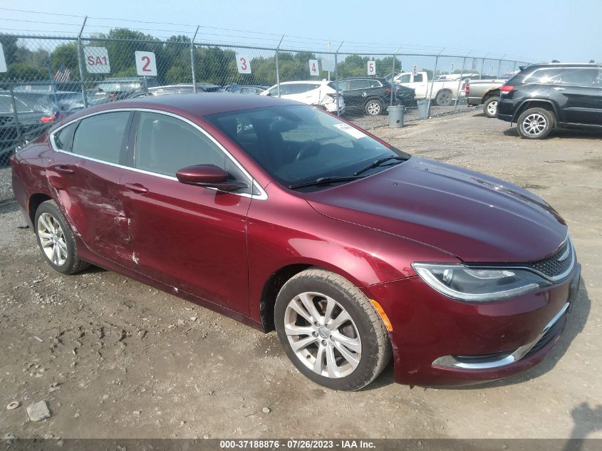 2015 CHRYSLER 200 LIMITED - 1C3CCCAB1FN541256