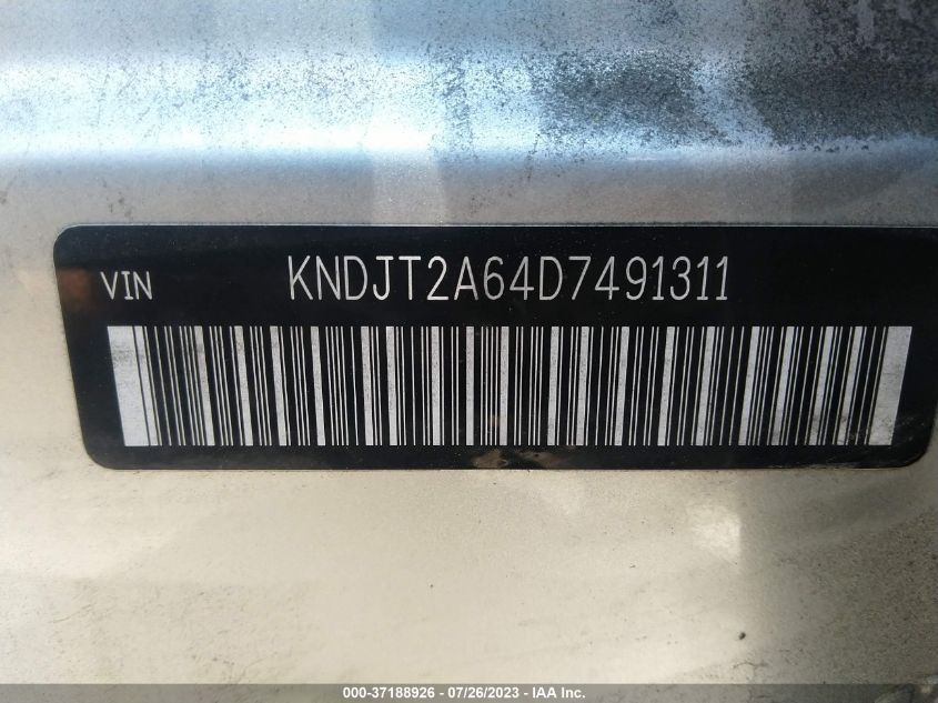 2013 KIA SOUL +/!/SPORT - KNDJT2A64D7491311