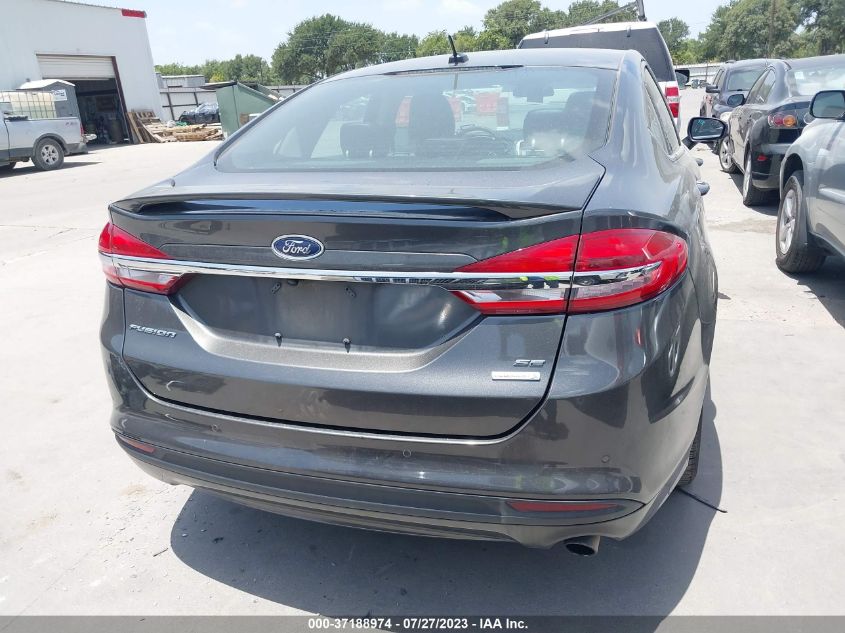 2017 FORD FUSION SE - 3FA6P0HD1HR397586