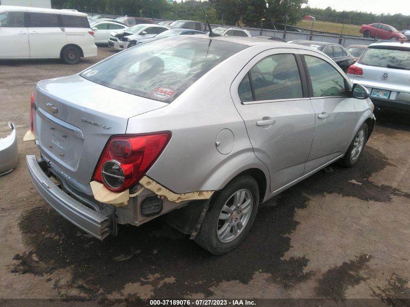 2014 CHEVROLET SONIC LT - 1G1JC5SHXE4235977