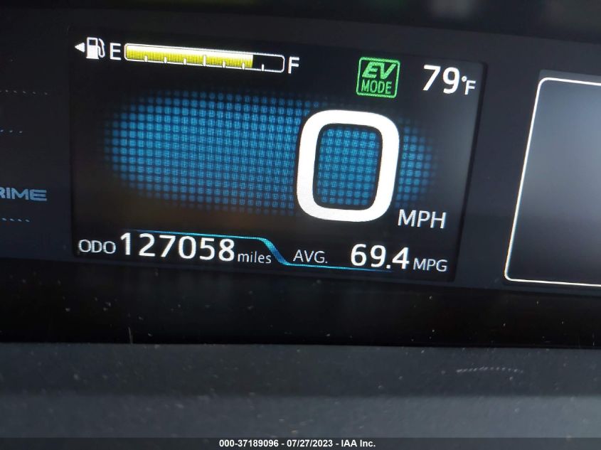 2019 TOYOTA PRIUS PRIME PLUS/PREMIUM/ADVANCED - JTDKARFP2K3110306