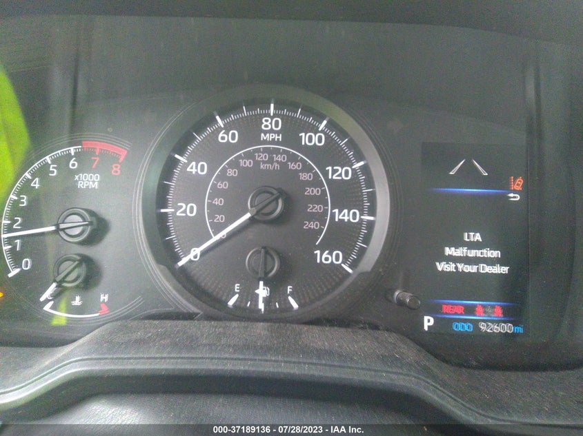 VIN 5YFDPRAE0LP078607 2020 TOYOTA COROLLA L