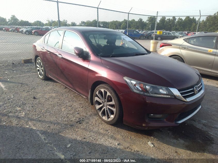 2014 HONDA ACCORD SEDAN SPORT - 1HGCR2F54EA189532