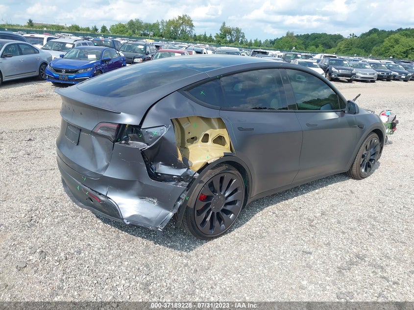 VIN 7SAYGDEF8PF710619 2023 TESLA MODEL Y PERFORMANCE