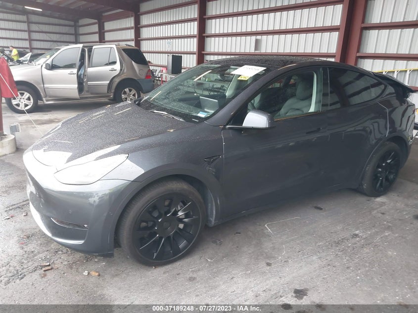 VIN 7SAYGDEE7NF329011 2022 TESLA MODEL Y LONG RANGE