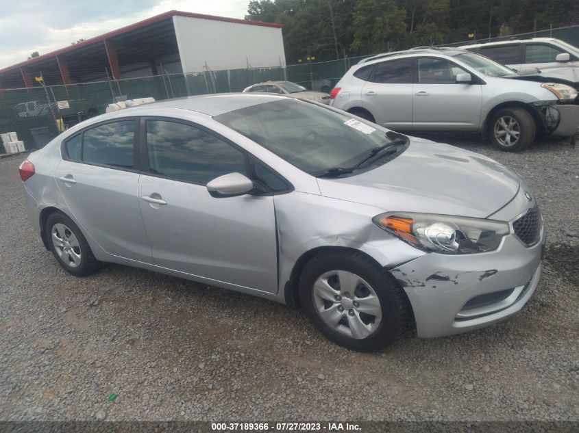 2016 KIA FORTE LX - KNAFK4A66G5478481