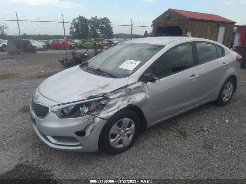 2016 KIA FORTE LX - KNAFK4A66G5478481