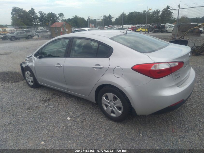 2016 KIA FORTE LX - KNAFK4A66G5478481