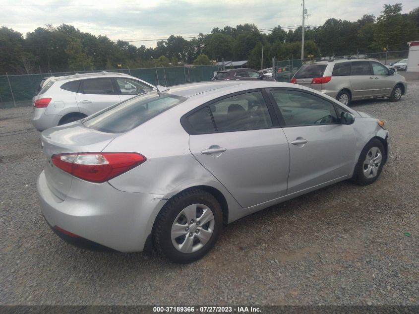 2016 KIA FORTE LX - KNAFK4A66G5478481