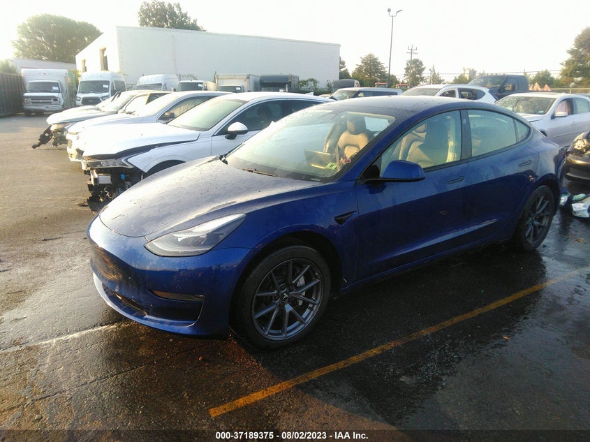 VIN 5YJ3E1EB0MF063217 2021 TESLA MODEL 3 LONG RANGE