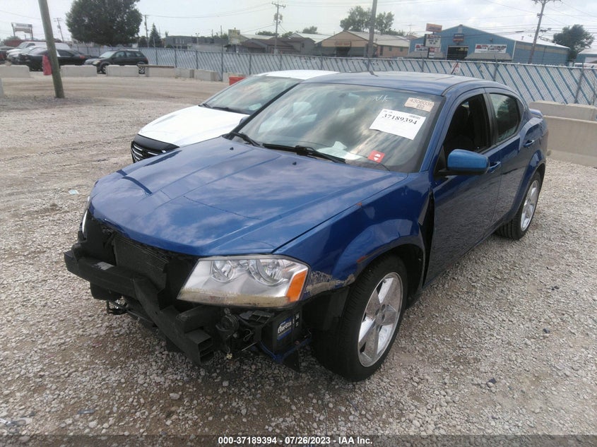 2013 DODGE AVENGER VIN: 1C3CDZCB6DN634199