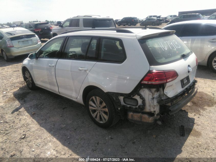 2019 VOLKSWAGEN GOLF SPORTWAGEN S - 3VW117AU1KM509135