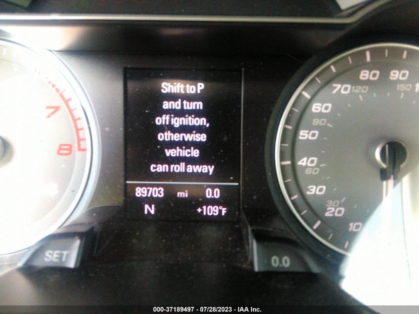 2013 AUDI S4 PRESTIGE WAUKGAFL7DA103036