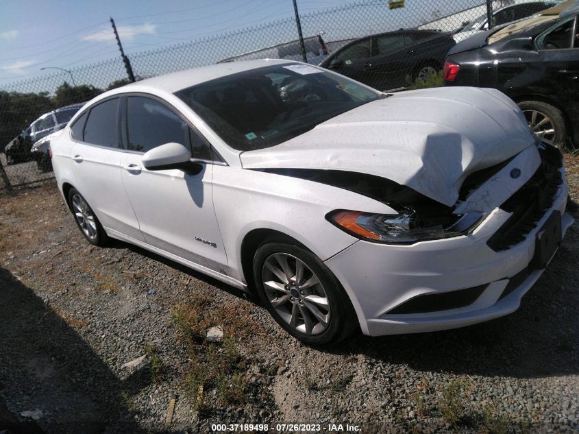 2017 FORD FUSION SE HYBRID - 3FA6P0LU4HR190651