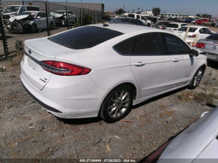 2017 FORD FUSION SE HYBRID - 3FA6P0LU4HR190651