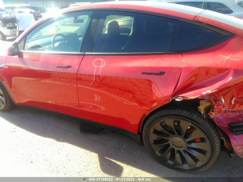 2022 TESLA MODEL Y - 7SAYGDEF5NF551099