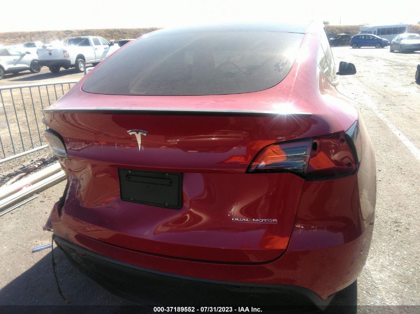 2022 TESLA MODEL Y - 7SAYGDEF5NF551099