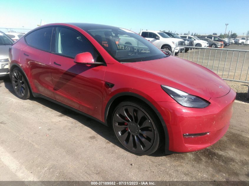 2022 TESLA MODEL Y - 7SAYGDEF5NF551099