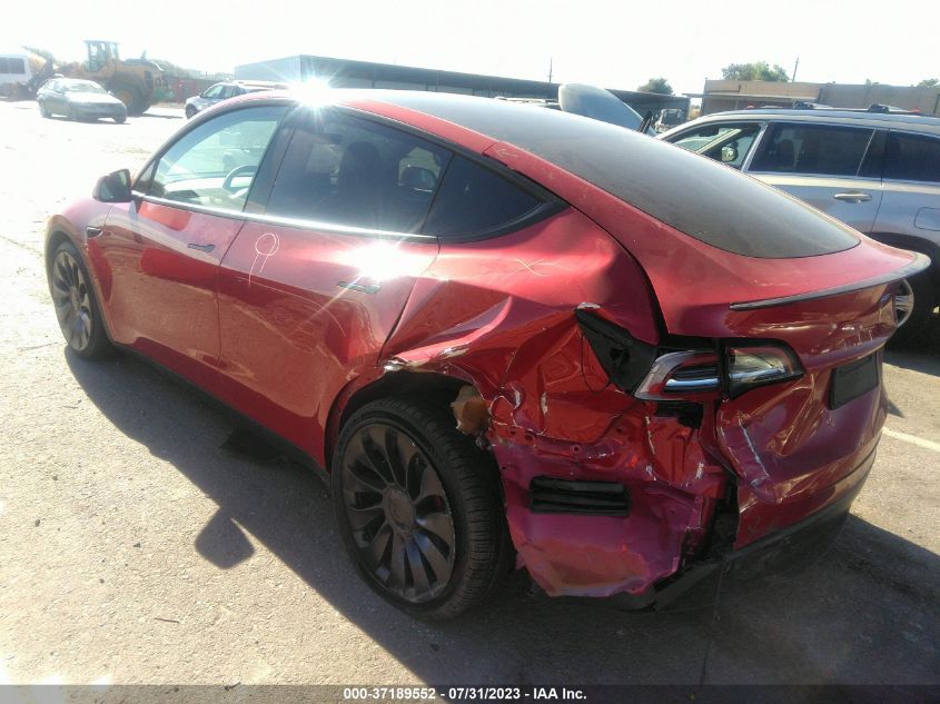 2022 TESLA MODEL Y - 7SAYGDEF5NF551099