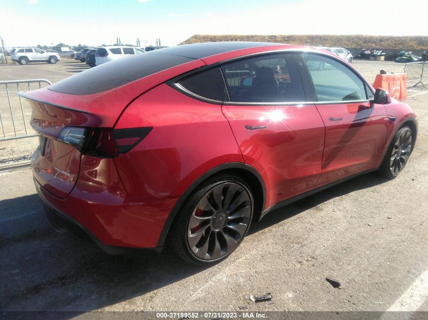2022 TESLA MODEL Y - 7SAYGDEF5NF551099