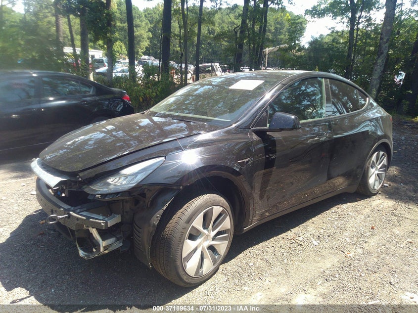 VIN 7SAYGDEE7NA005036 2022 TESLA MODEL Y LONG RANGE