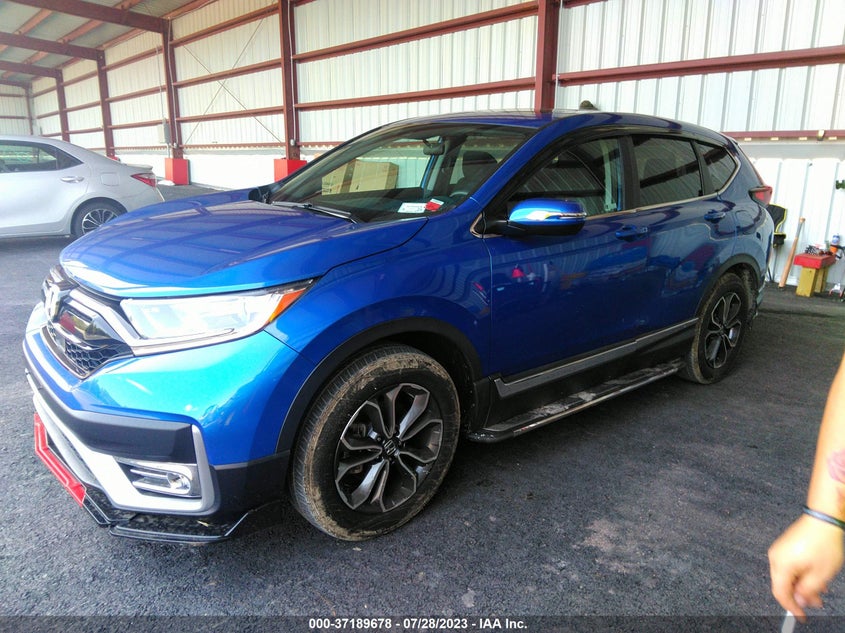 VIN 7FARW2H57ME018069 2021 HONDA CR-V EX