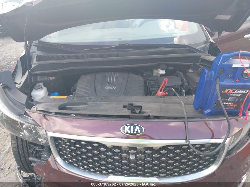 2016 KIA SEDONA SX-L - KNDME5C15G6156272