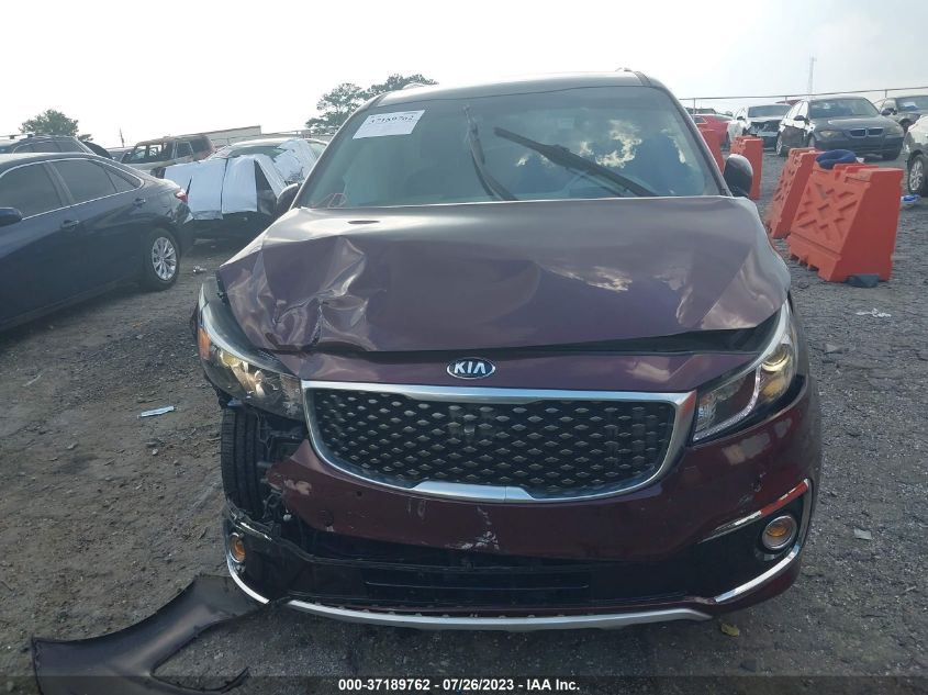2016 KIA SEDONA SX-L - KNDME5C15G6156272