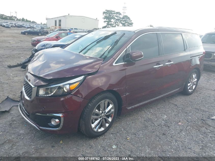 2016 KIA SEDONA SX-L - KNDME5C15G6156272