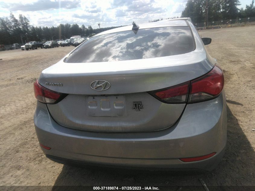 2016 HYUNDAI ELANTRA SE - 5NPDH4AEXGH718485