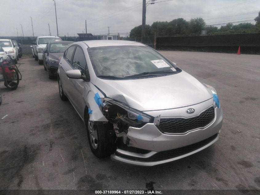 2014 KIA FORTE LX - KNAFK4A68E5142344