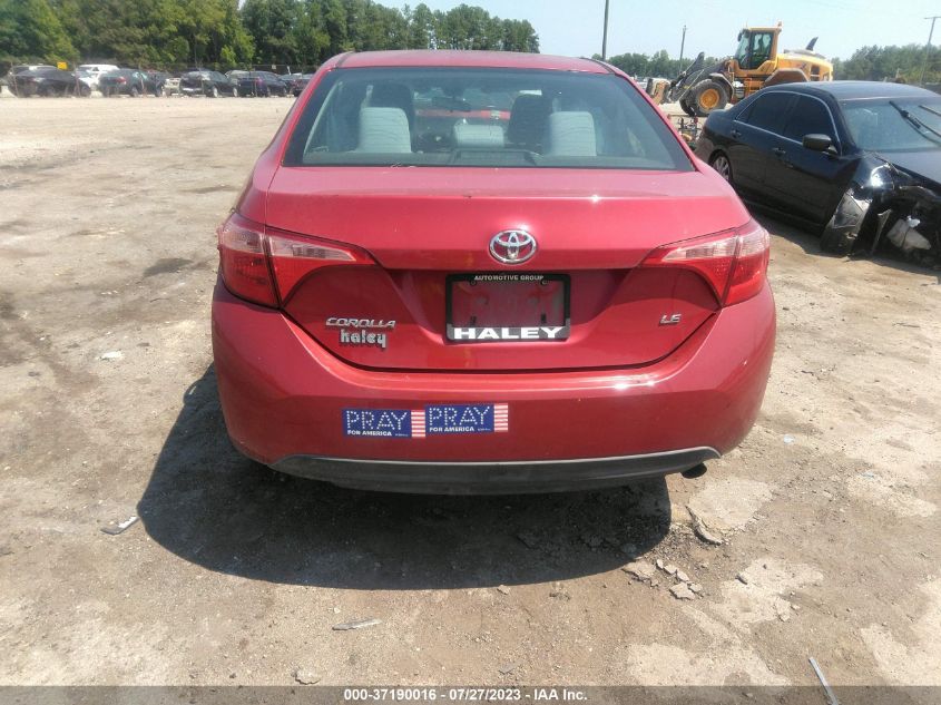 2017 TOYOTA COROLLA L/LE/XLE/SE - 2T1BURHE3HC846366