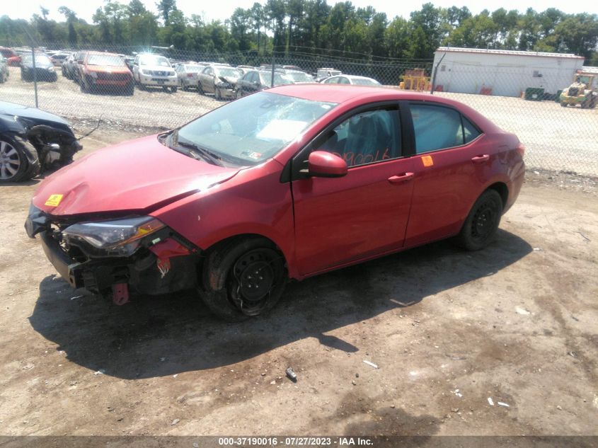 2017 TOYOTA COROLLA L/LE/XLE/SE - 2T1BURHE3HC846366