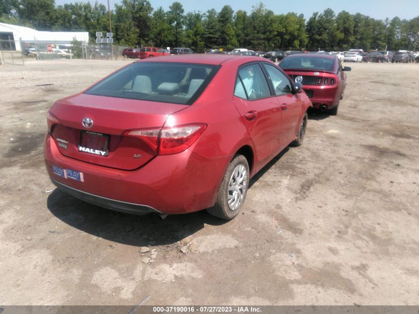 2017 TOYOTA COROLLA L/LE/XLE/SE - 2T1BURHE3HC846366