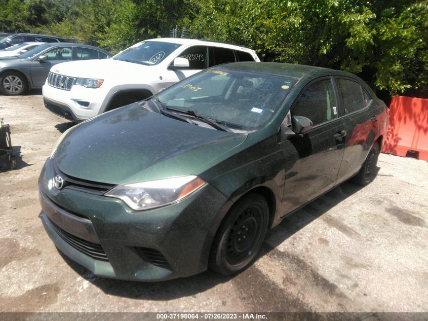 2014 TOYOTA COROLLA L/LE/LE PLS/PRM/S/S PLS - 2T1BURHE5EC201469