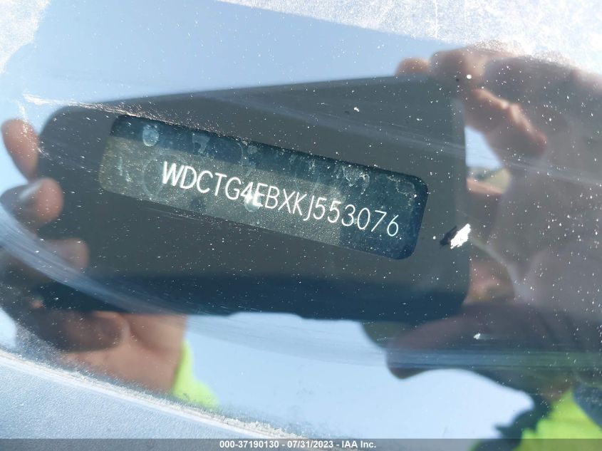 2019 MERCEDES-BENZ GLA GLA 250 - WDCTG4EBXKJ553076