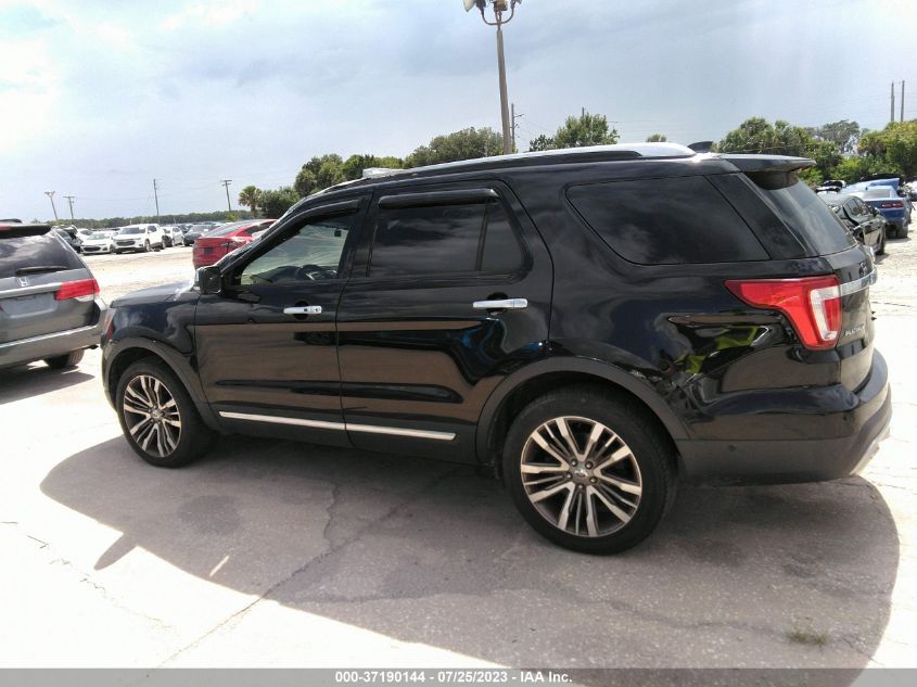 2017 FORD EXPLORER PLATINUM - 1FM5K8HT9HGD01071